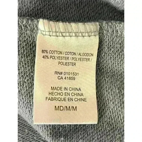 Dodge Wms M Charger Graphic Pullover Sweatshirt Blue Cropped Classic Car Muscle - Picture 13 of 15